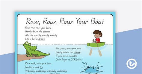 row row row your boat activity